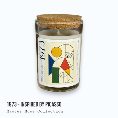 The Scented Palette - Blackberry Saffron Picasso-Inspired Art Candle — 1973: Candle