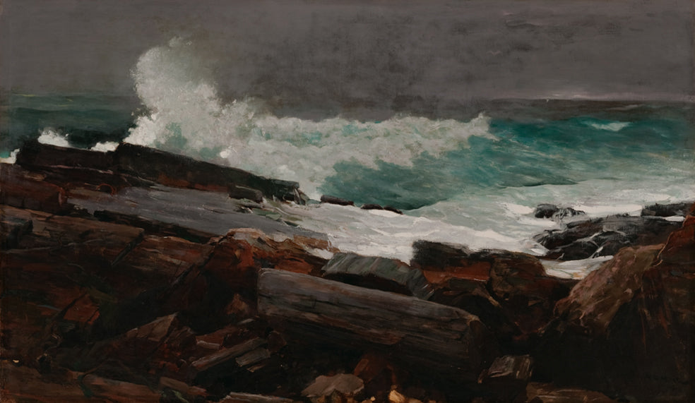 Weatherbeatenby Winslow Homer Tea Towel - PMA Store at the Portland Museum of Art, Maine