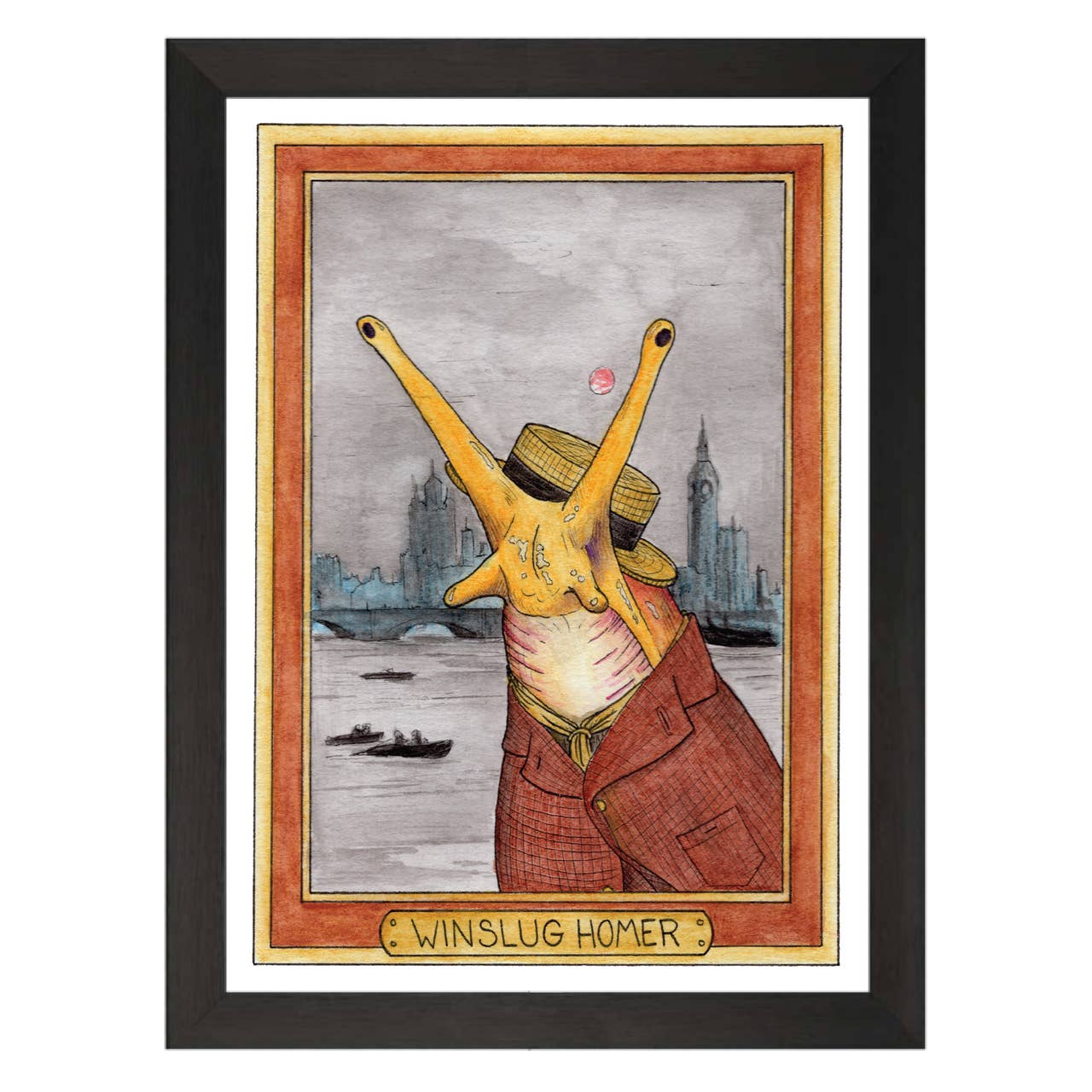 Ah Ha Brands - Winslug Homer / Winslow Homer / Zooseum Art Print: 5" x 7"
