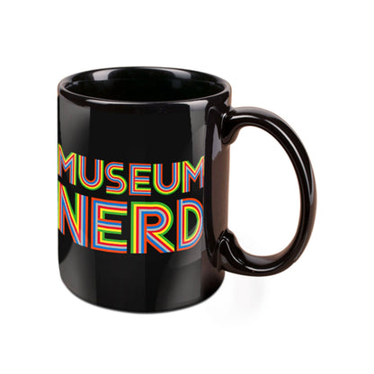 Popcorn Custom Products - Museum Nerd White Mug: Black