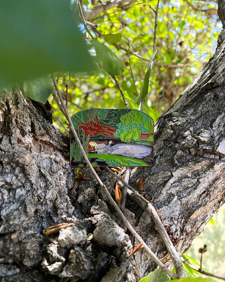 Pin Museum - Ophelia • Enamel Pin - PMA Store at the Portland Museum of Art, Maine