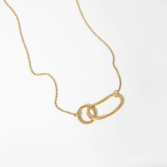 MULXIPLY - Pool Minimal Necklace | Brass - PMA Store at the Portland Museum of Art, Maine