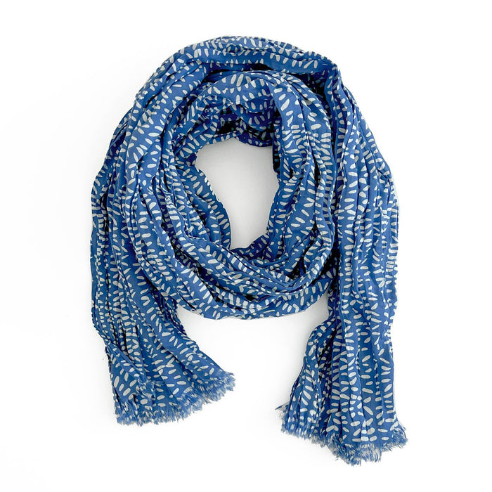 See Design - Cotton Scarf: Speck Fuchsia/Orange - PMA Store at the Portland Museum of Art, Maine