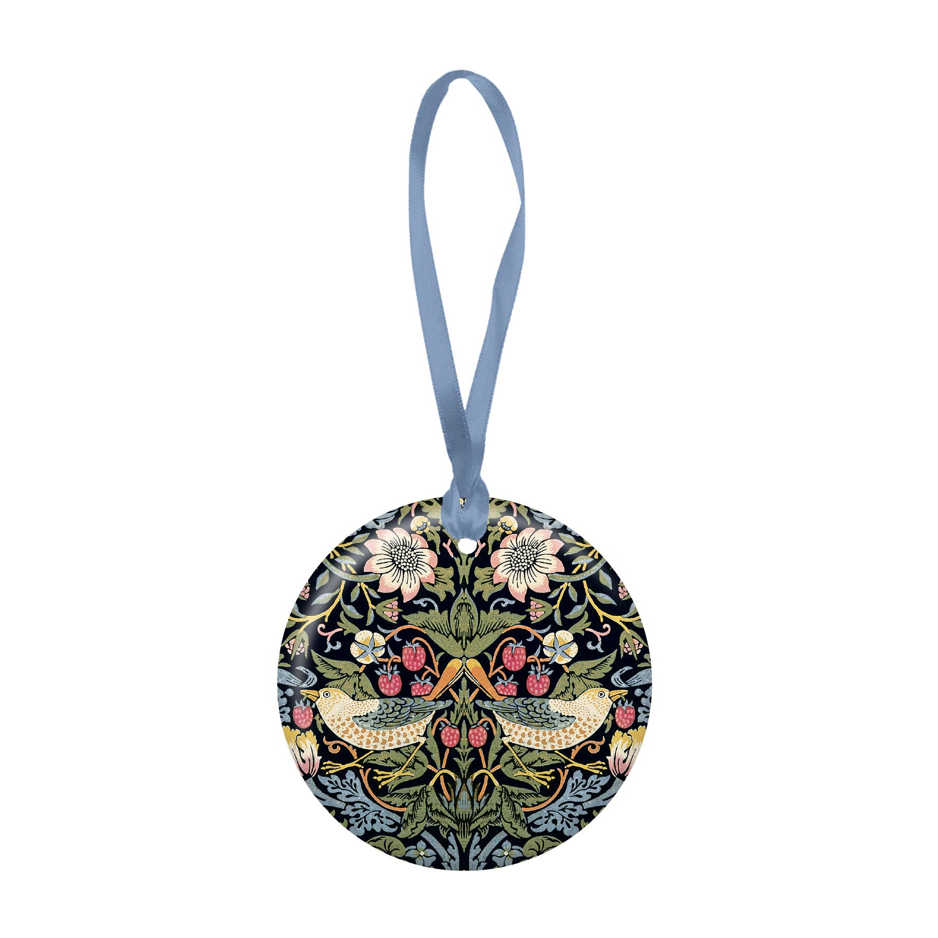 William Morris "Strawberry Thief" Keepsake Ornament - PMA Store at the Portland Museum of Art, Maine