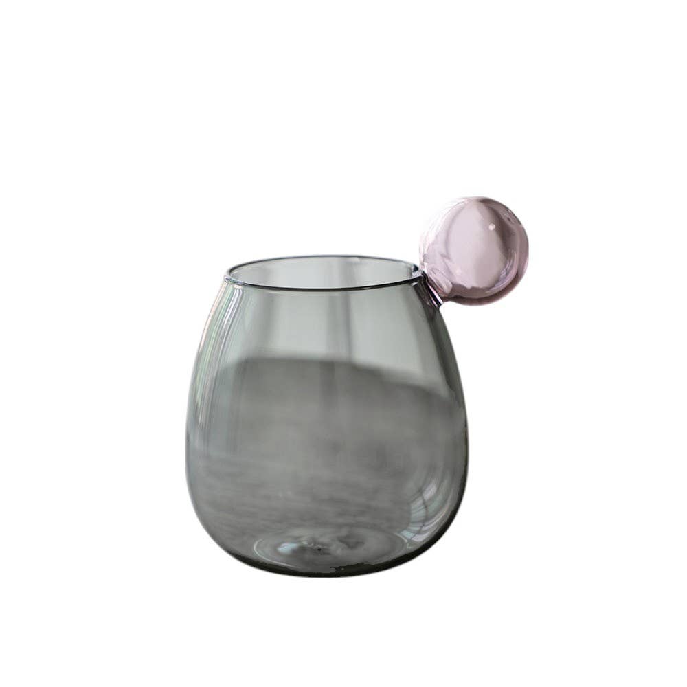 Colorful Creative Glass Mug Coffee Cup: Brown - PMA Store at the Portland Museum of Art, Maine