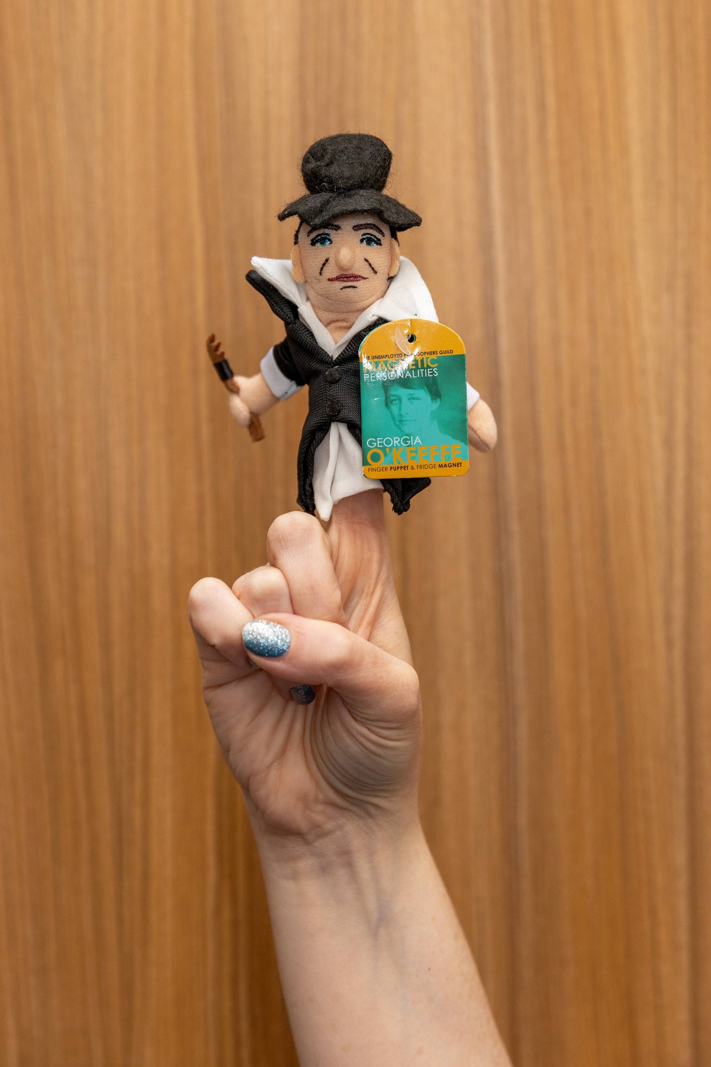 Georgia O'Keeffe Finger Puppet - PMA Store at the Portland Museum of Art, Maine