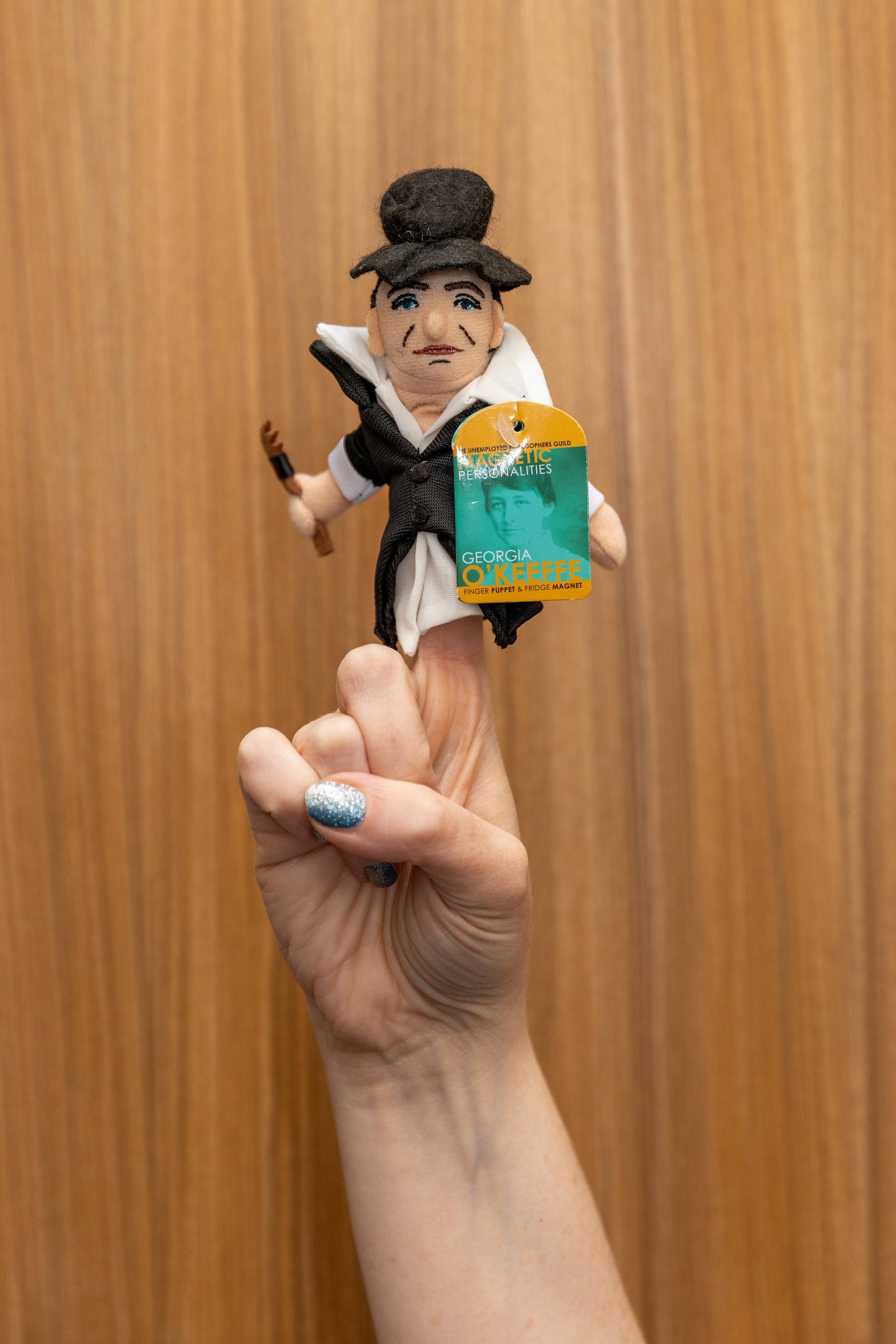 Georgia O'Keeffe Finger Puppet - PMA Store at the Portland Museum of Art, Maine
