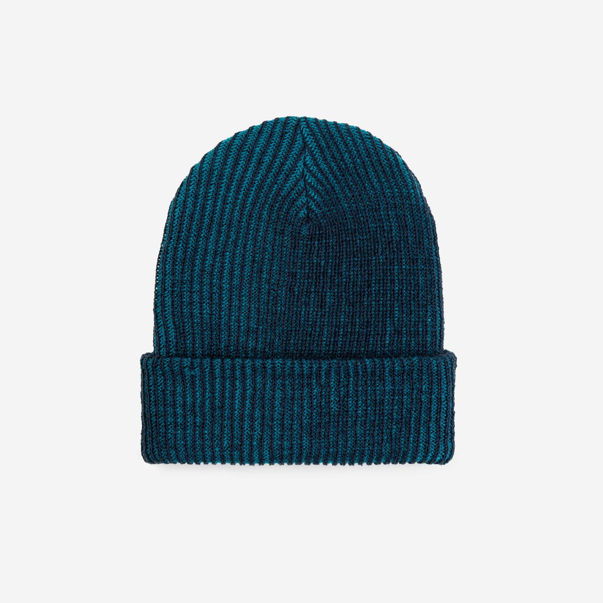 Simple Rib Knit Beanie: Kelly Stone Blue - PMA Store at the Portland Museum of Art, Maine