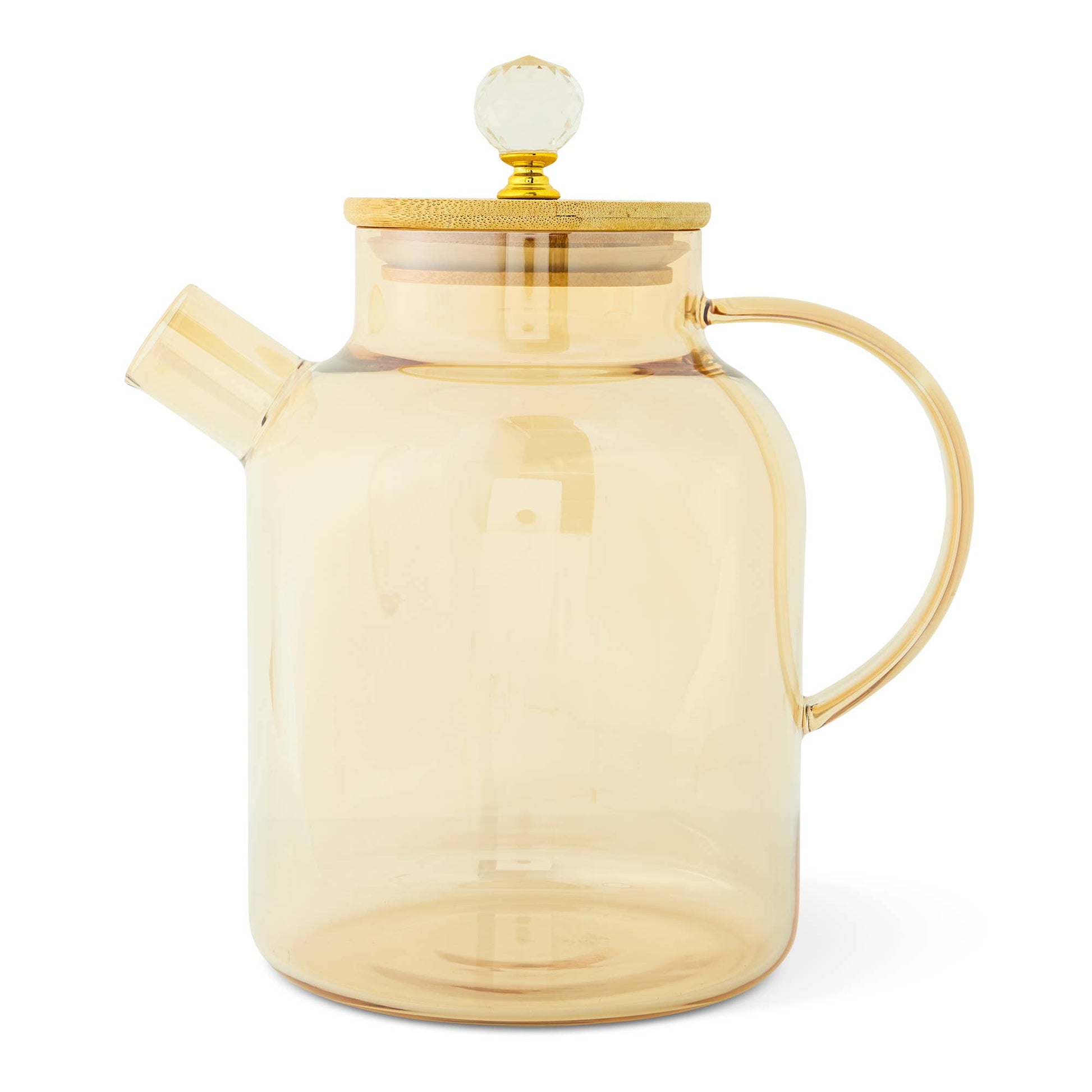 58oz Glass/Bamboo Kettle - SDI - PMA Store at the Portland Museum of Art, Maine