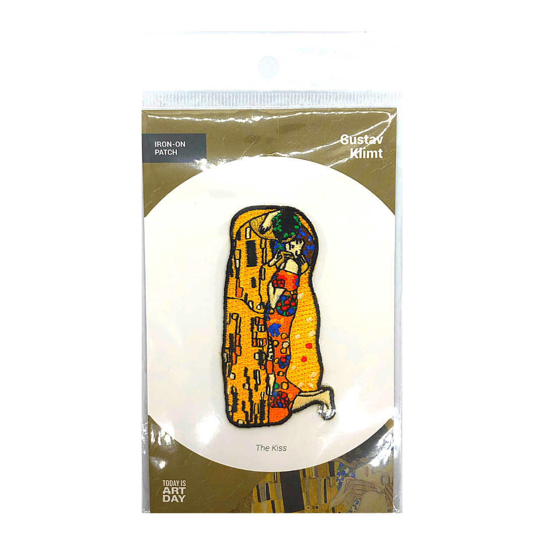 Today is Art Day - Patch - Kiss - Klimt - PMA Store at the Portland Museum of Art, Maine