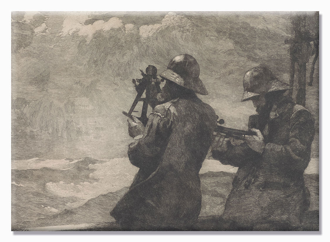 Eightbells Etching Winslow Homer Notecard 5x7