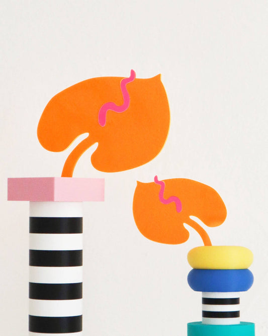 Anthurium Stem: See-thru orange - PMA Store at the Portland Museum of Art, Maine