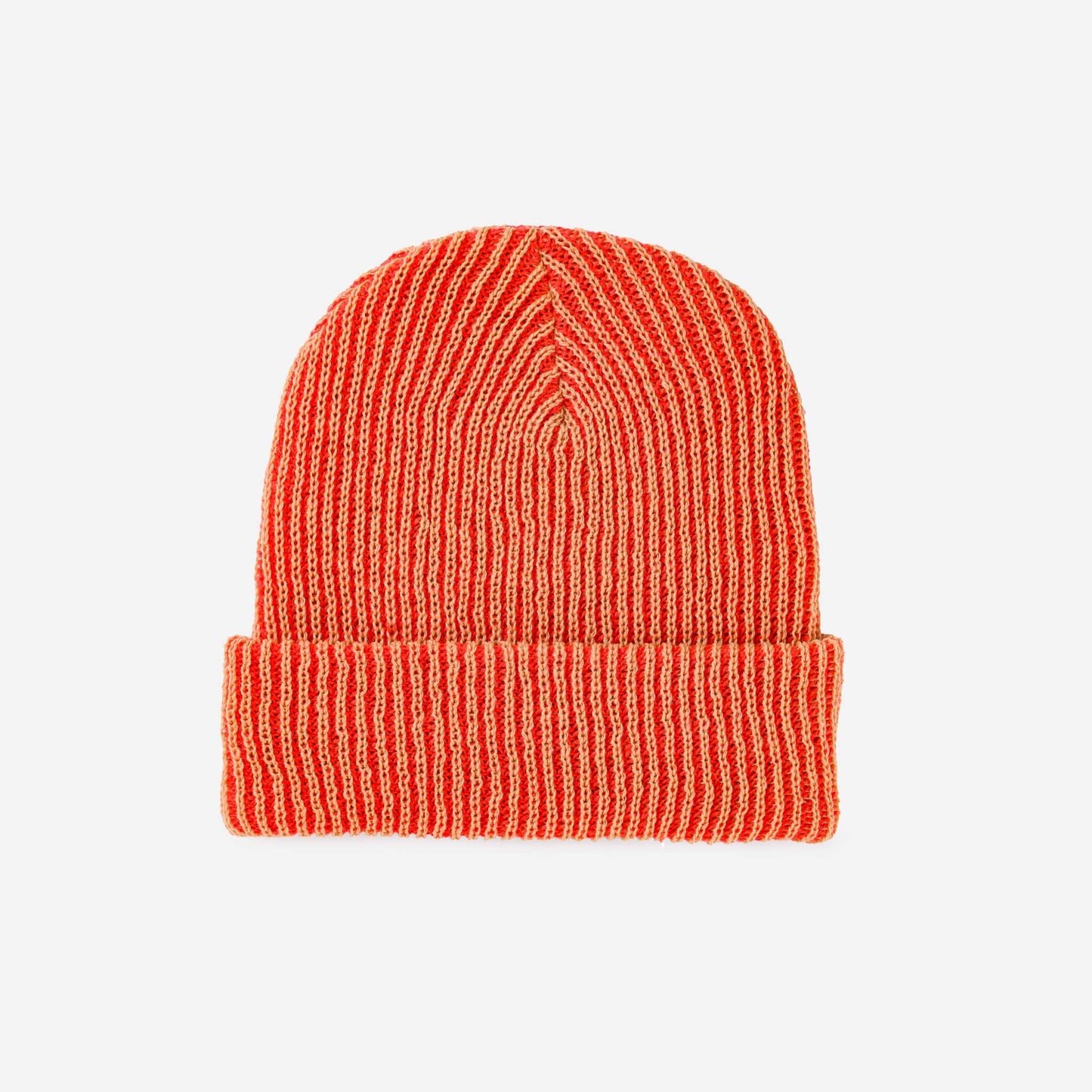 Simple Rib Knit Beanie: Golden Olive Navy - PMA Store at the Portland Museum of Art, Maine