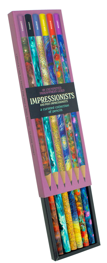 Unemployed Philosophers Guild - Impressionists Pencil Set - PMA Store at the Portland Museum of Art, Maine