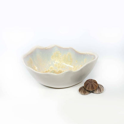 Alison Evans Ceramics - Small Oyster Bowl: Seafoam - PMA Store at the Portland Museum of Art, Maine