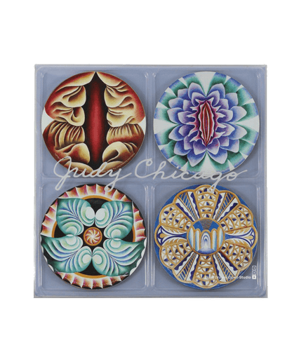Third Drawer Down USA - Set of Four Coasters x Judy Chicago - PMA Store at the Portland Museum of Art, Maine