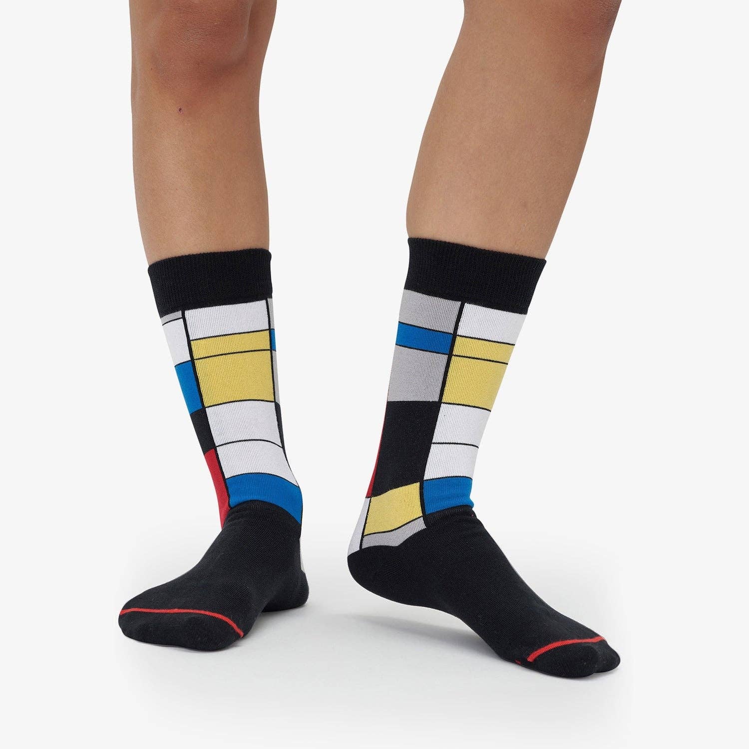 ART SOX - MuseARTa GmbH - Piet Mondrian - Composition with Red, Blue and Yellow: EU 36-40 | UK 3½-6½ | US 6-9 - PMA Store at the Portland Museum of Art, Maine