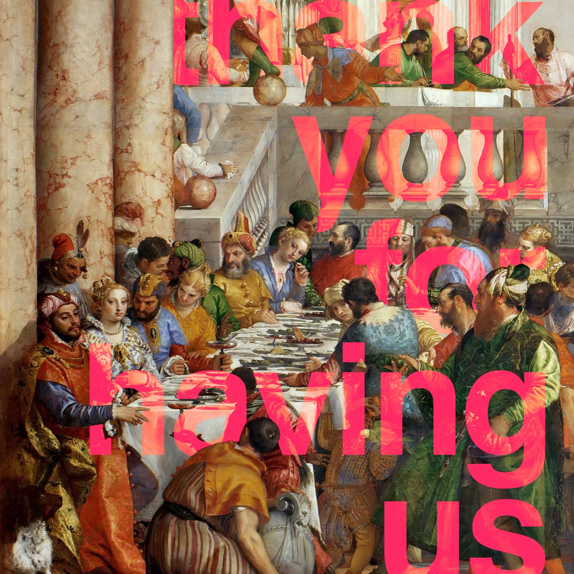 “Thank you for having us” A6 thank-you card: Recycled white envelope - PMA Store at the Portland Museum of Art, Maine