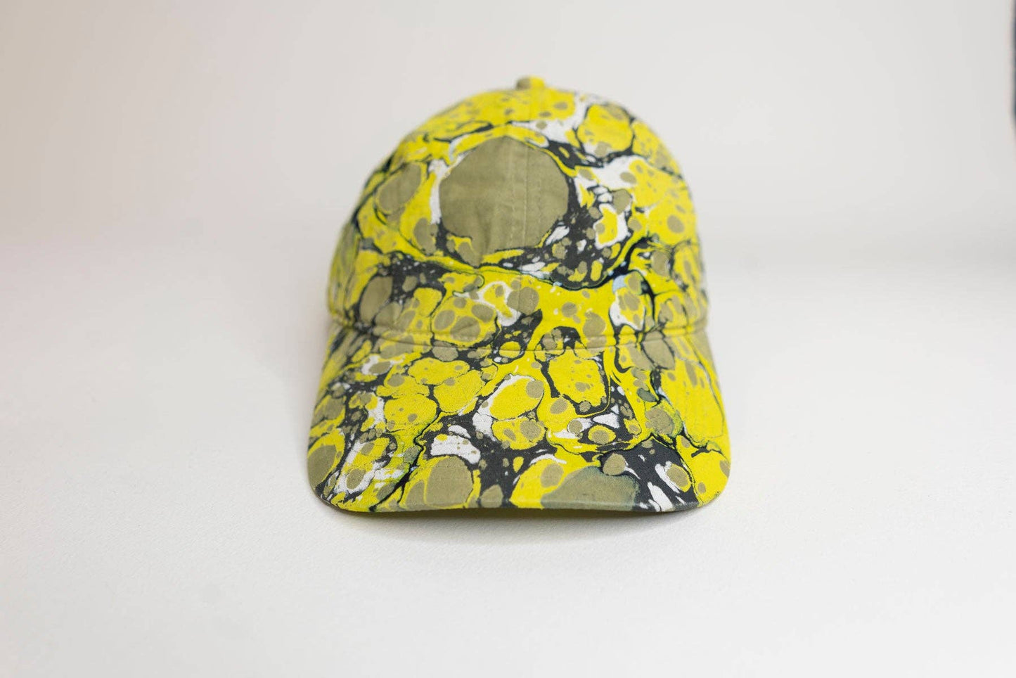 Tempered East - Marbled Dad Hat: Stone: Yellow