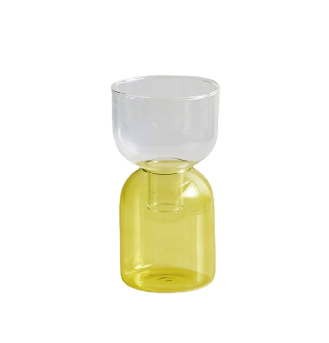 Two Way Terrarium Hydroponic Plant Vase / Candle Holder: Orange-Lilac - PMA Store at the Portland Museum of Art, Maine