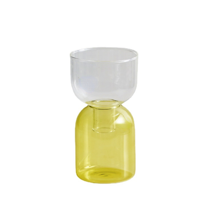 Two Way Terrarium Hydroponic Plant Vase / Candle Holder: Orange-Lilac - PMA Store at the Portland Museum of Art, Maine