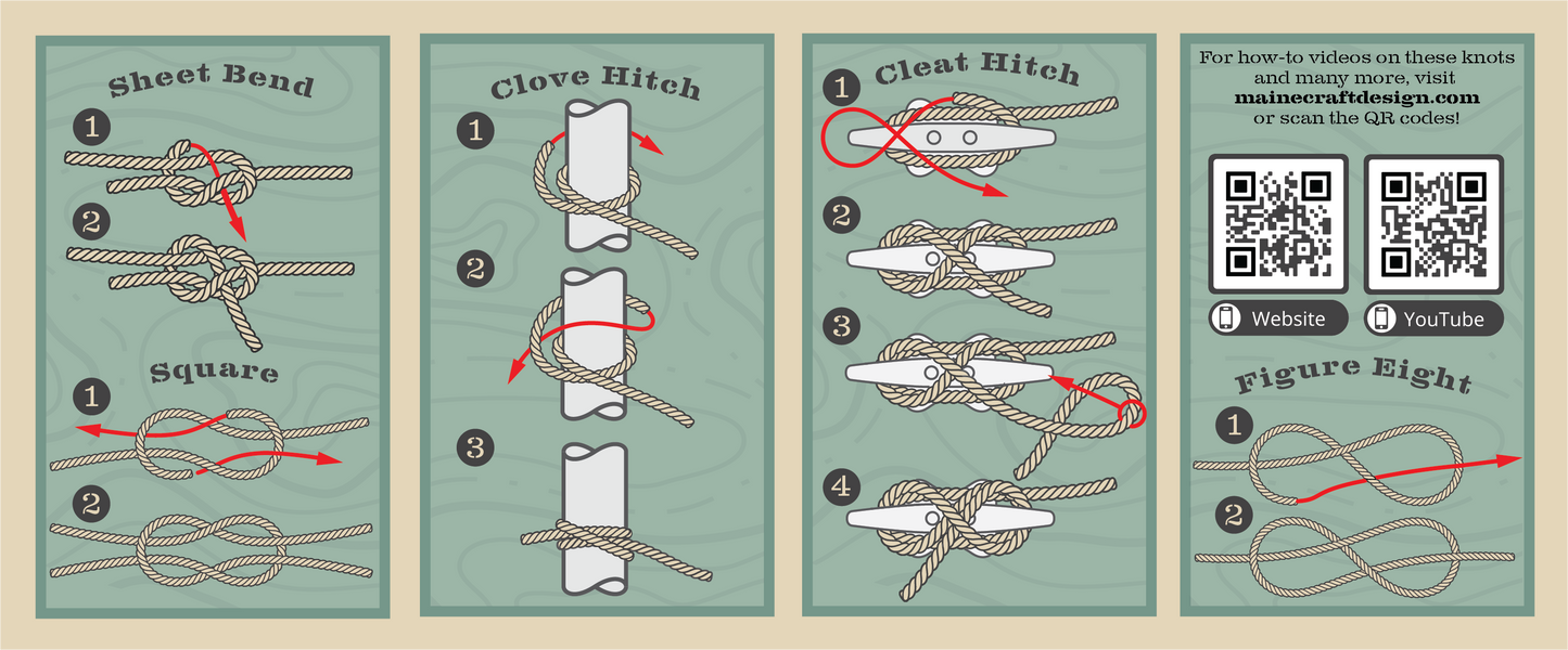 Maine Craft Design - Essential Knot Tying Kit - PMA Store at the Portland Museum of Art, Maine