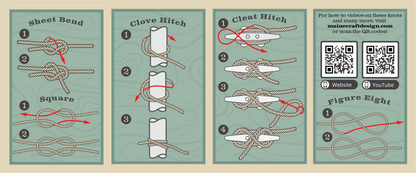 Maine Craft Design - Essential Knot Tying Kit - PMA Store at the Portland Museum of Art, Maine