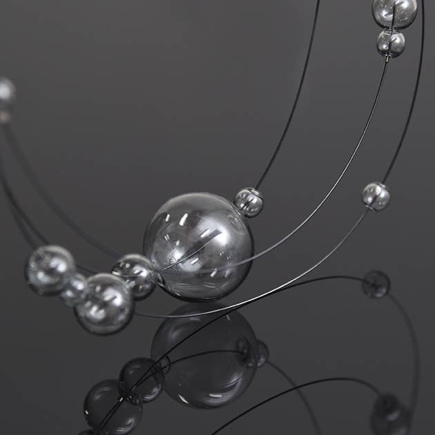 Pursuits - Cumulus Necklace: Gold Grey