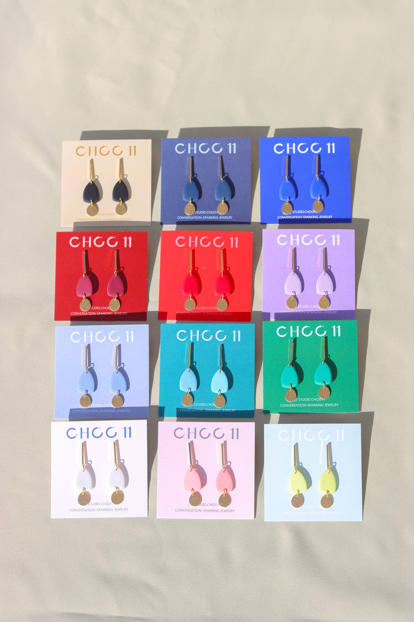 BONNIE EARRING: Lavender / Bar posts - PMA Store at the Portland Museum of Art, Maine