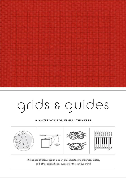 Chronicle Books - Grids & Guides (Red) - PMA Store at the Portland Museum of Art, Maine