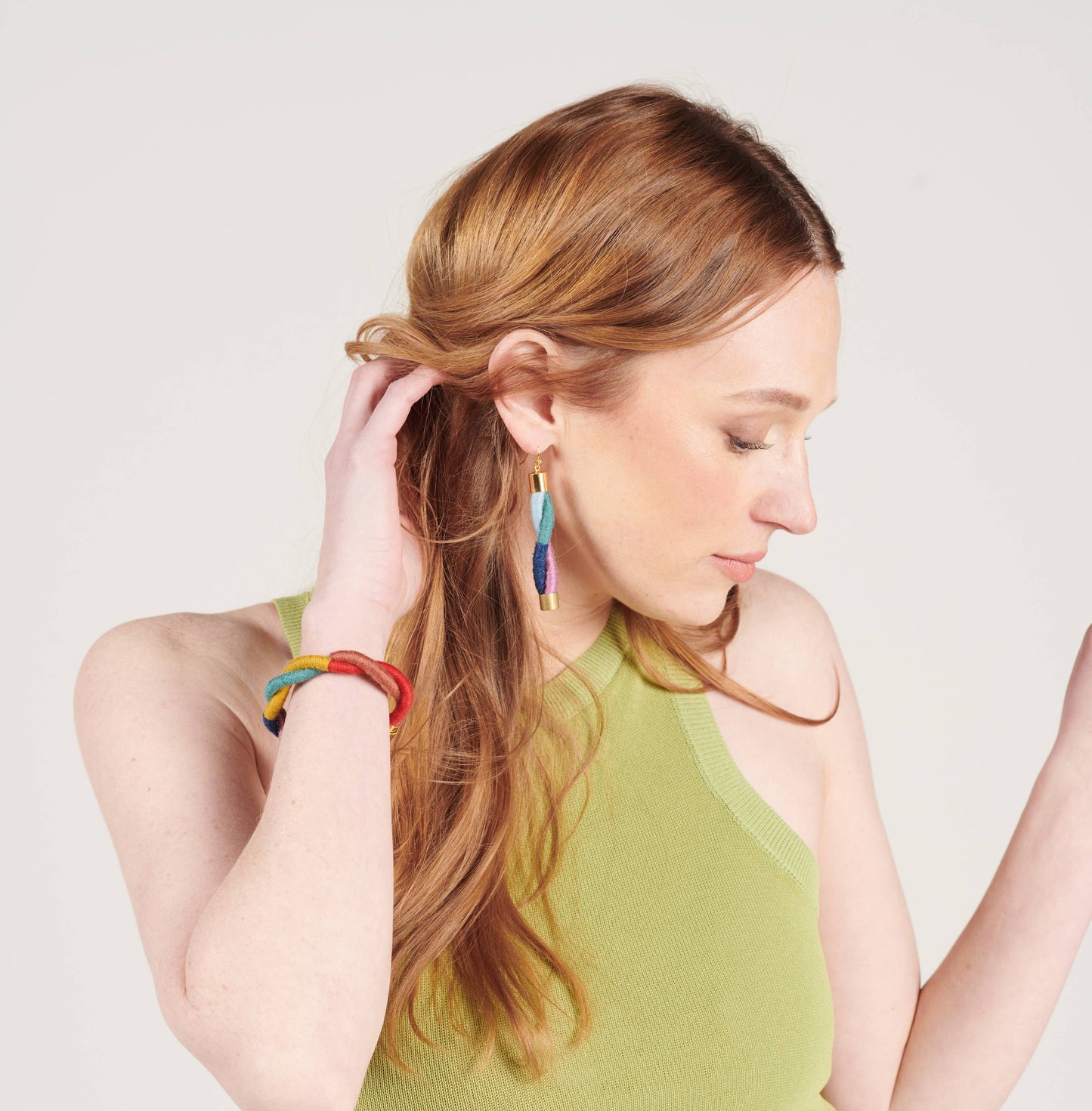 SASHA - Twist Rainbow Earrings