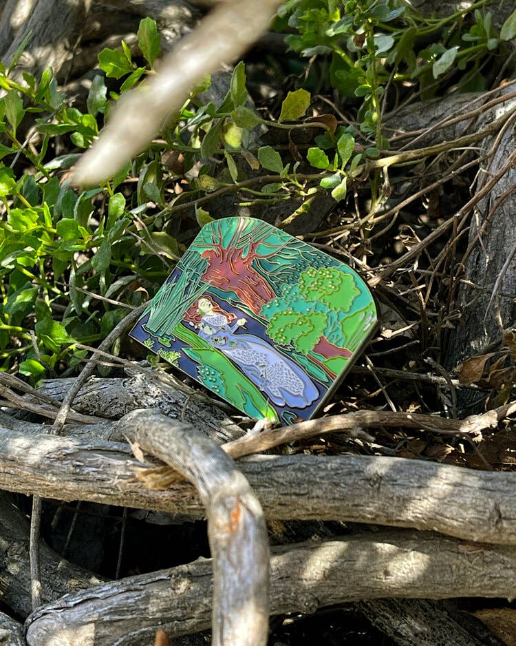 Pin Museum - Ophelia • Enamel Pin - PMA Store at the Portland Museum of Art, Maine