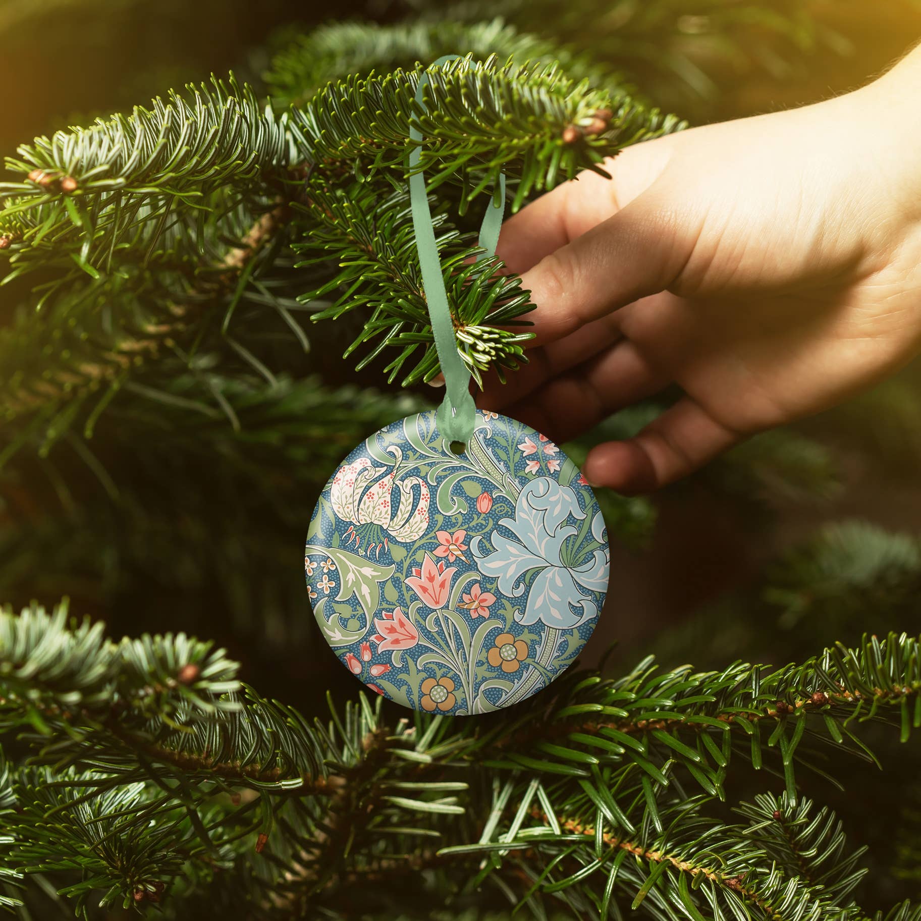 William Morris "Golden Lily" Keepsake Ornament - PMA Store at the Portland Museum of Art, Maine