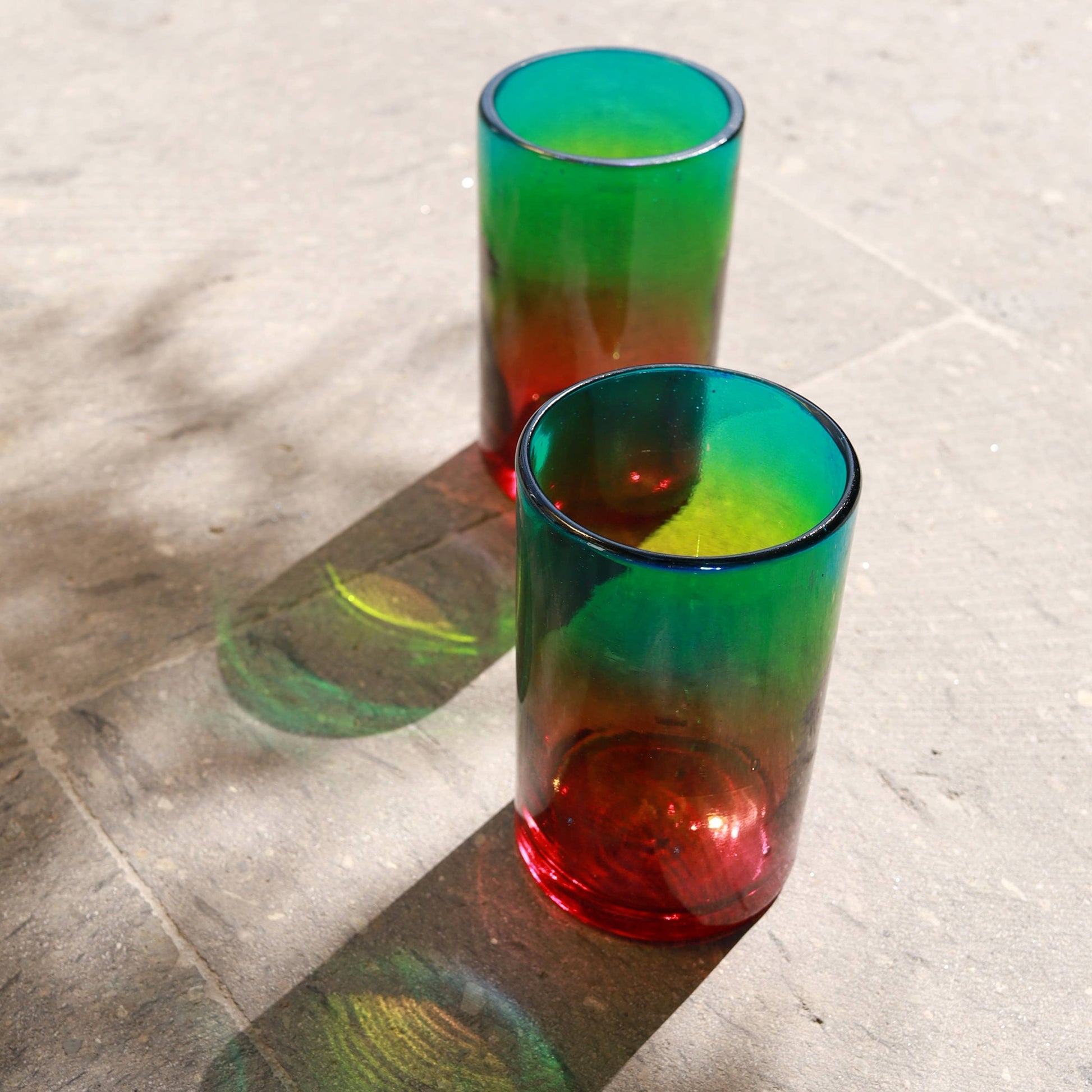 Hand Blown Wine or Cocktail Glass Tumbler - Iris - PMA Store at the Portland Museum of Art, Maine