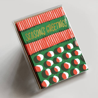 Hammerpress - Season's Greetings Offset Dots Boxed Set: Set of 6 cards - PMA Store at the Portland Museum of Art, Maine