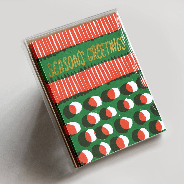 Hammerpress - Season's Greetings Offset Dots Boxed Set: Set of 6 cards