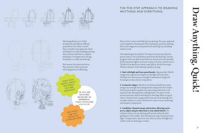 Chronicle Books - Drawing Nature: 100 Prompts, Projects and Playful Exercises - PMA Store at the Portland Museum of Art, Maine