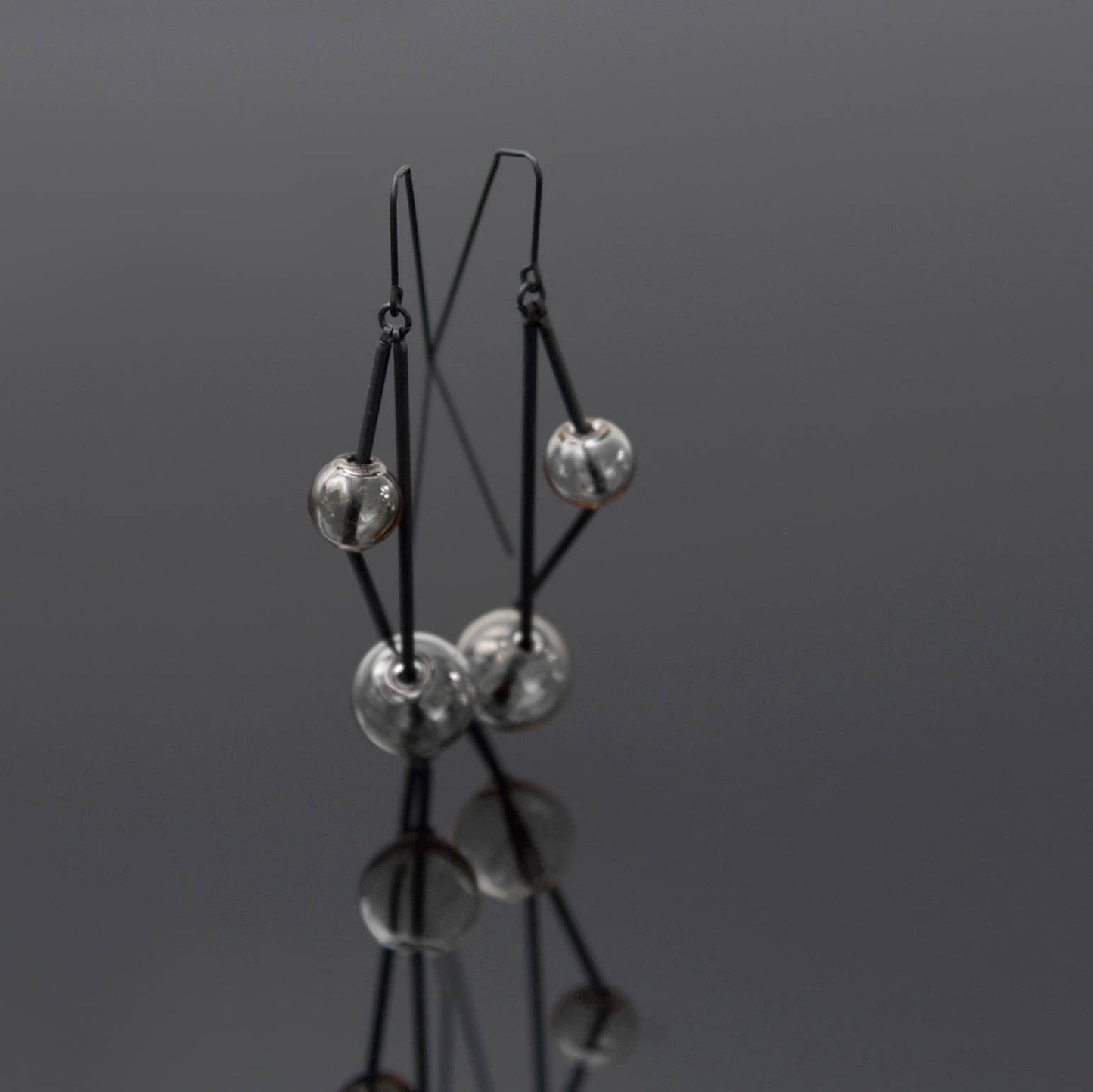 Pursuits - Arlo Earrings: Glass Amber