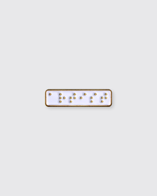 Pin Museum - Artist (Braille) • Enamel Pin - PMA Store at the Portland Museum of Art, Maine