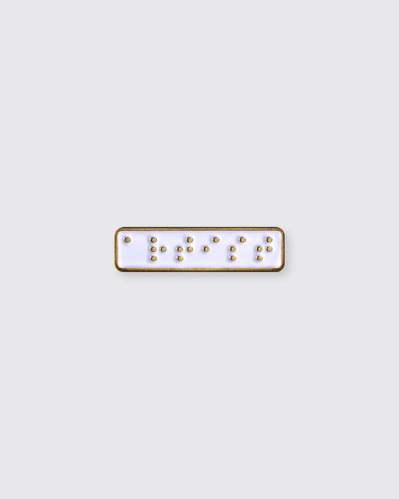 Pin Museum - Artist (Braille) • Enamel Pin