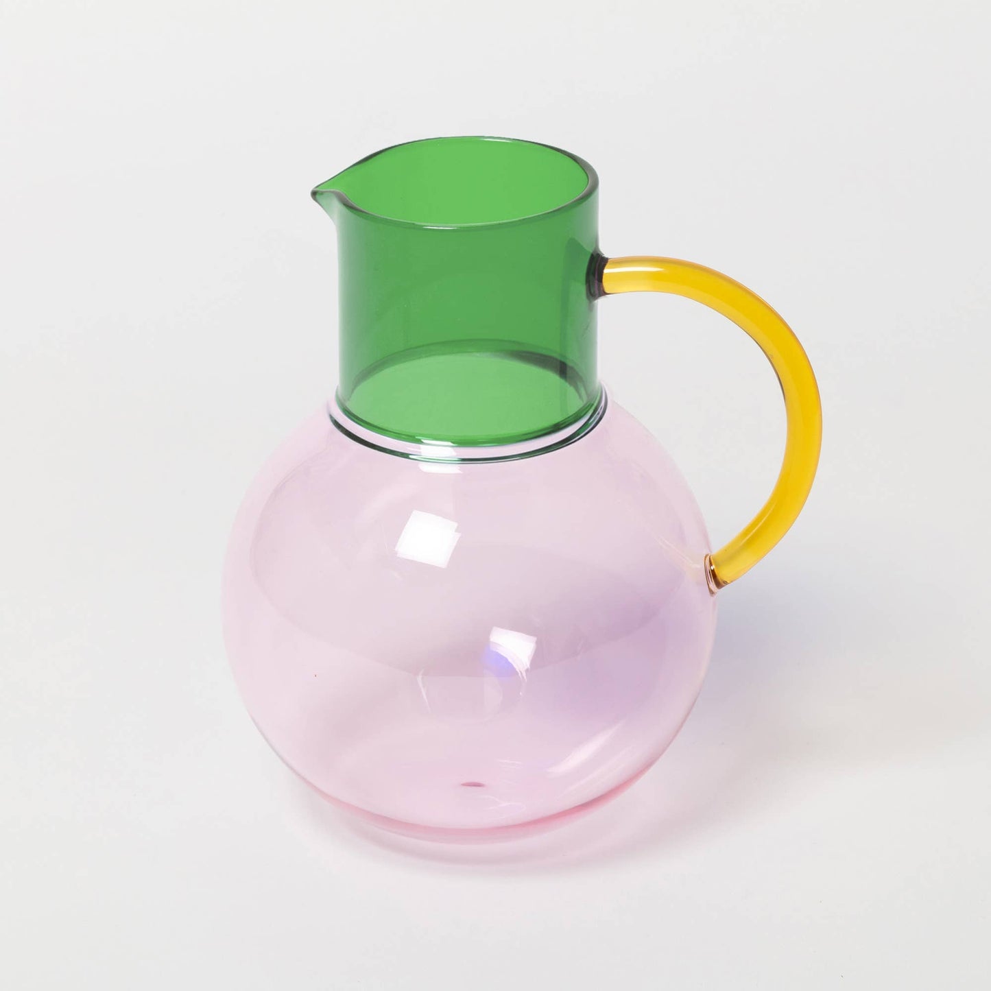 Block Design US - Pablo Glass Jug - Large: Teal Purple Amber