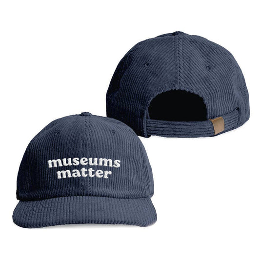 Museums Matter Corduroy Cap - PMA Store at the Portland Museum of Art, Maine