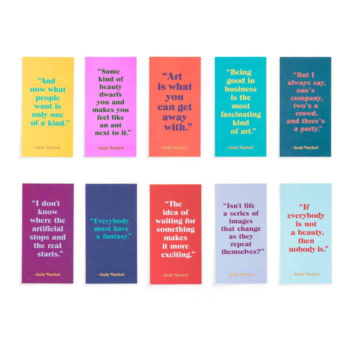 Chronicle Books - Andy Warhol Philosophy Correspondence Cards