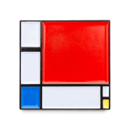 Today is Art Day - Pin - Composition - Mondrian - PMA Store at the Portland Museum of Art, Maine