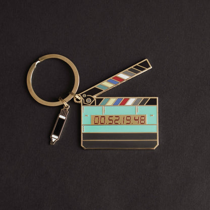 Glow in the Dark Large Movie Slate Keychain