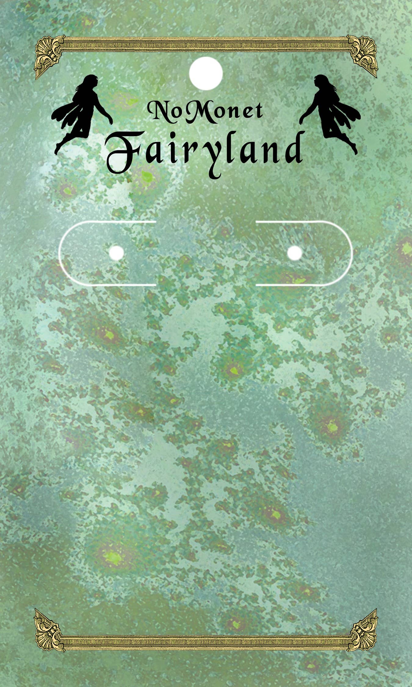 NoMonet - Fairyland: Bee Pollenating a Rosebud Hand Painted Earrings : Gold And Champagne - PMA Store at the Portland Museum of Art, Maine