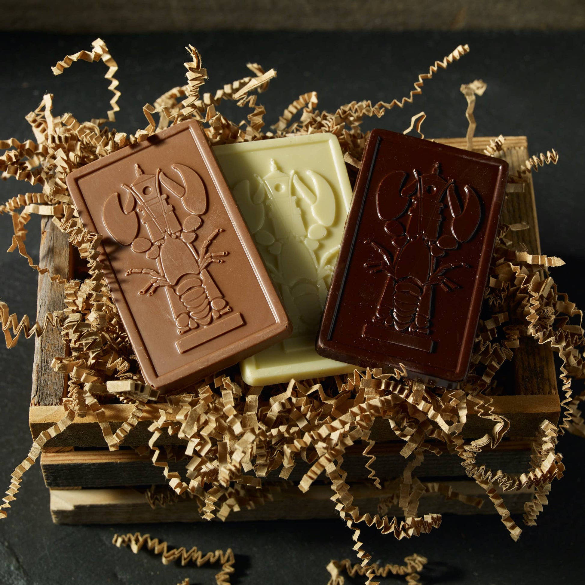 Dean's Sweets - Lobster/Lighthouse Chocolate Bars - PMA Store at the Portland Museum of Art, Maine