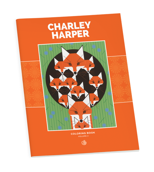 Pomegranate - Charley Harper: Volume 2 Coloring Book - PMA Store at the Portland Museum of Art, Maine