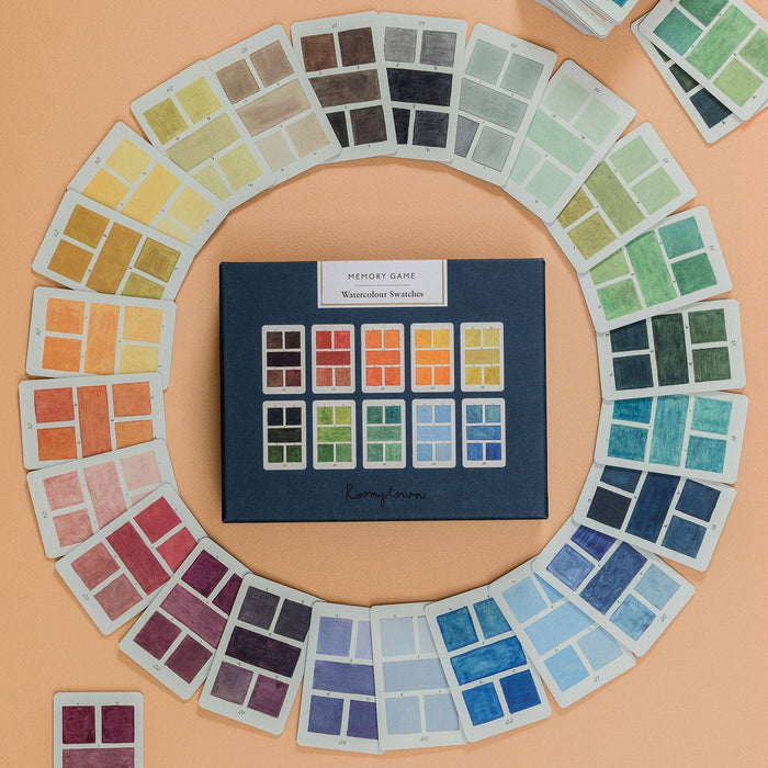 Roomytown Inc - Memory Game - Watercolour Swatches