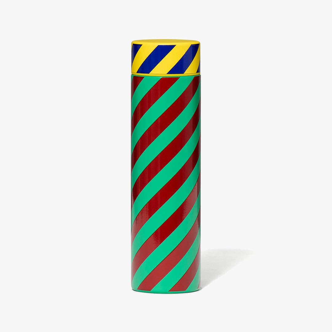 Areaware - Pattern Thermal Flask: Stripe - PMA Store at the Portland Museum of Art, Maine